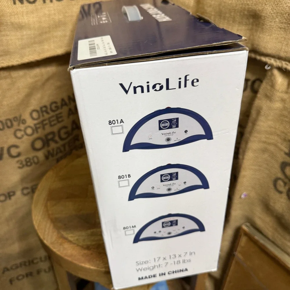 VnioLife Ionic Foot Bath Unisex OS White Blue NEW Detox Spa Personal Treatment